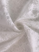 White Floral Stretch Lace