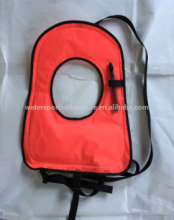 Unisex Adult portable Inflatable canvas Life Jacket Snorkel Vest