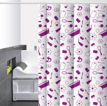 Waterproof Bathroom printed Shower Curtain Too Long