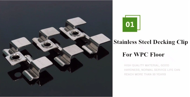 Stainless Steel Decking Clips for WPC Decking Board