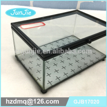manufacturer custom made black frame glass mirrored jewelry box