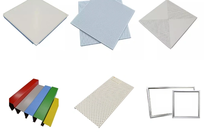 Colored Acoustic Aluminum Perforated Ceiling Tiles