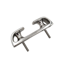 Polished Silver Pulley Chocks Deck Cleat for Marine Yacht