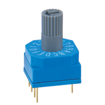 Waterproof 16 Positions Rotary Switch with High Actuator