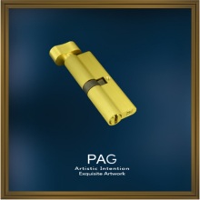 Pure Brass Knob Single-side Key Lock Cylinder