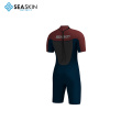 Seasin Back Zip Shorty Free Diving Neoprene Wetsuit