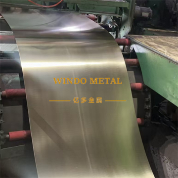 Mirror-polished brass sheet metal (0.8mm thickness)