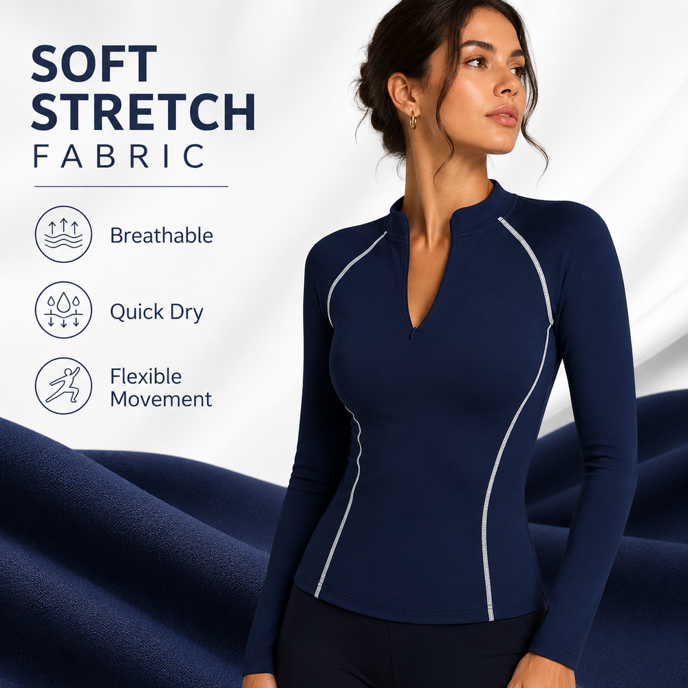 Женская блузка для йоги, цельная спортивная одежда Women's Yoga Blouse 1 Piece Activewear