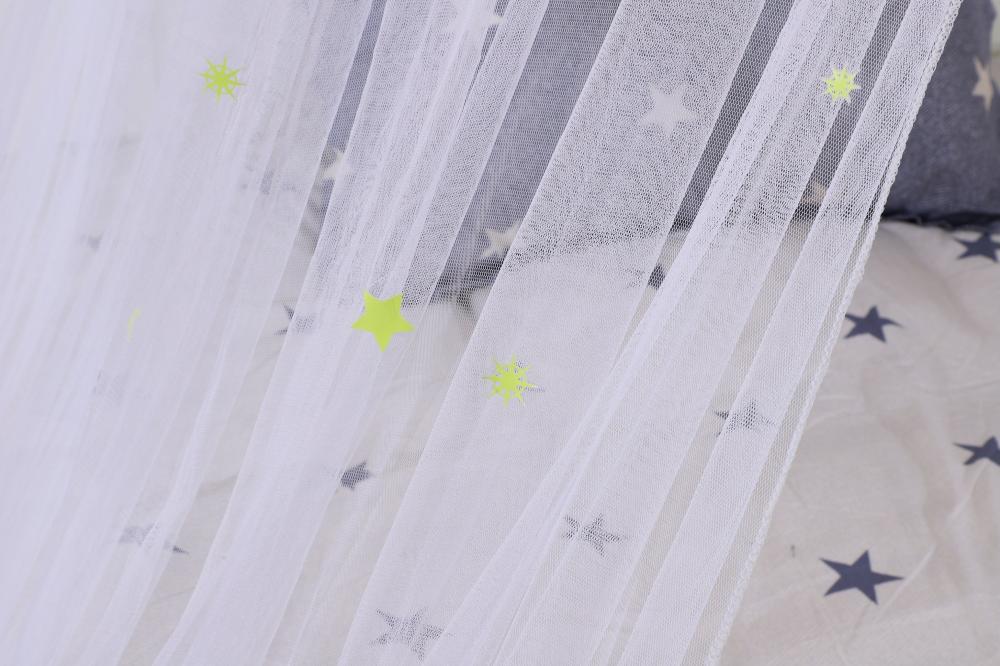 Glow in Dark Star Mosquito Net Bed Canopy