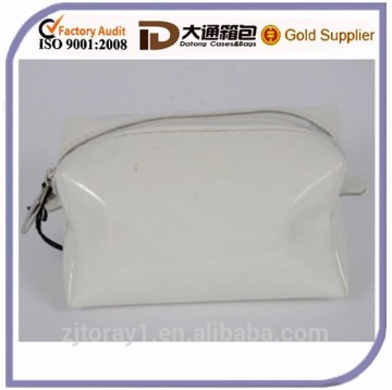 Promotional travel white make up bag pvc white make up bag