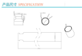 Minyak Temperedwire Flat Compression Wave Spring