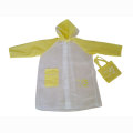 Kids pvc eva Rainwear with Pocket