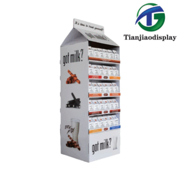 Sturdy Floor-standing Display for Paper Products
