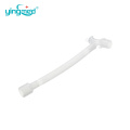 flexible extension corrugated tube medical catheter mount