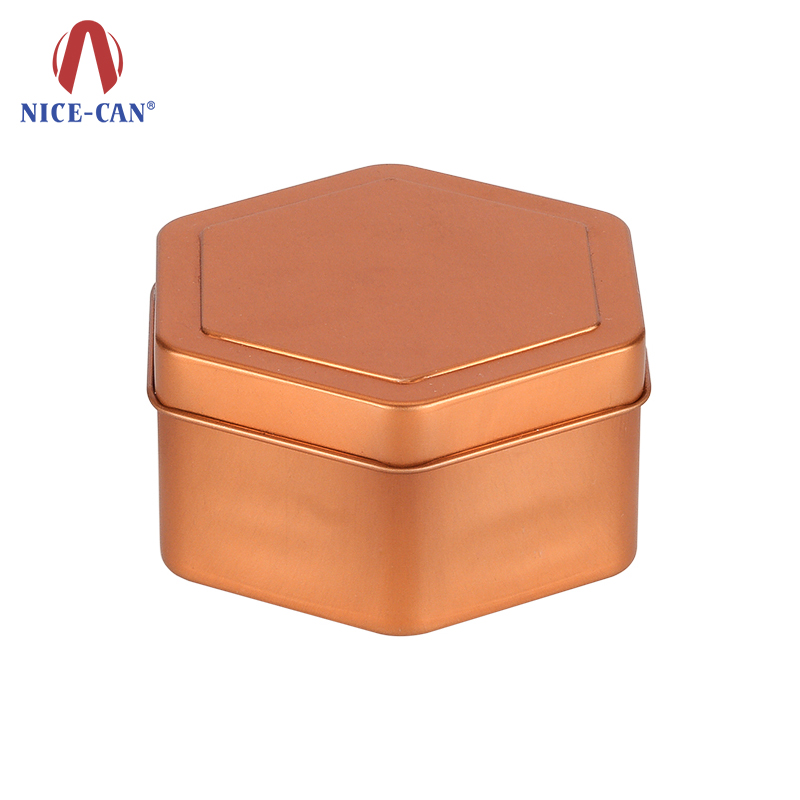 Nice-can special design Hexagon shape metal gift box