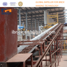 Clay brick factory making equipment ruber belt conveyor