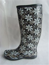 colorful high cut boots safety rain boots PVC boots