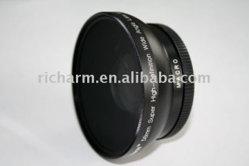 58mm wide angle lens