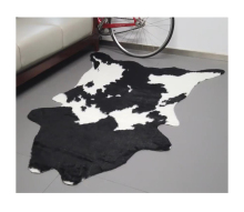 Cow skin carpet Cowhide rug Animal fur rug Faux fur mat