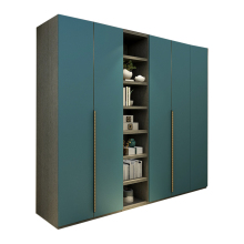 Blue High End Bedroom Closet