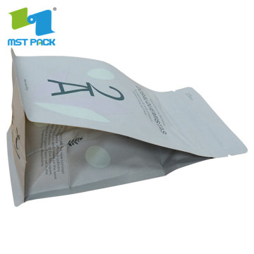 Impressão personalizada 250g Bolsa de papel alumínio em grão de café ziplock BOLSA