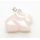 Pendentif en forme de lapin en quartz rose