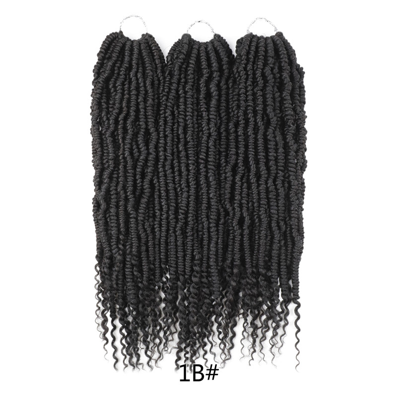 Bomb passion twist crochet hair, pre-twisted crochet braids, mini twist bounce passion twist spring twists