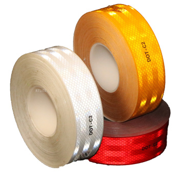 DOT C2 Reflective Sticker for Truck Safety - Acrylic Material Edge Sealed Waterproof