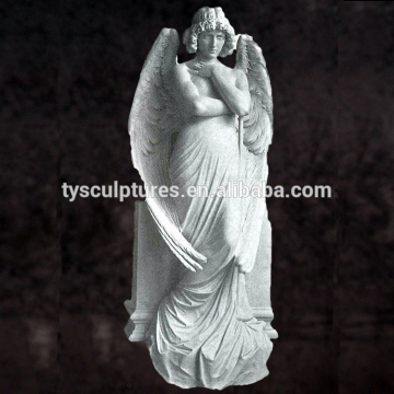 Clear engravable handmade naked angel ornaments stone statue