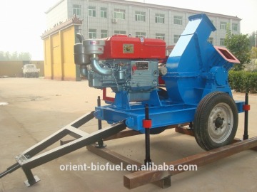 CE diesel wood chipper shredder