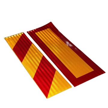 Diamond Grade Custom Chevrons Heavy Vehicle Rear Marking Reflective Stickers for Safety