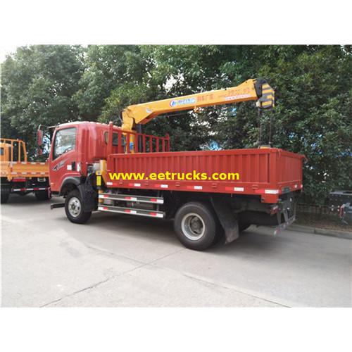 DFAC 4x2 4ton Crane Trucks