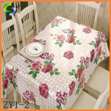 Hard plastic table cover rolls wedding