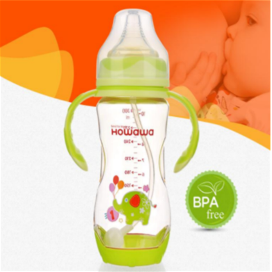 Heat Sensing Baby Nursing Milk kwalban 10oz