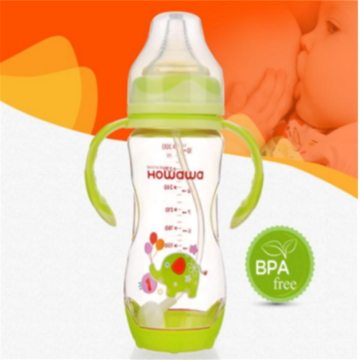 Wärmeempfindliche Baby-Stillmilchflasche 10oz