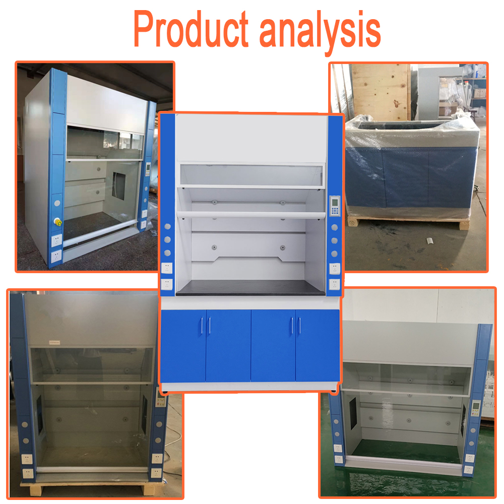 High quality cold-roll steel Fume hood for lab