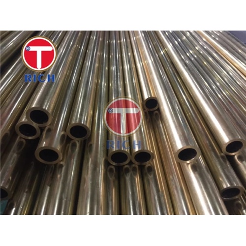 Tubo tubular em liga de cobre e níquel em forma de U