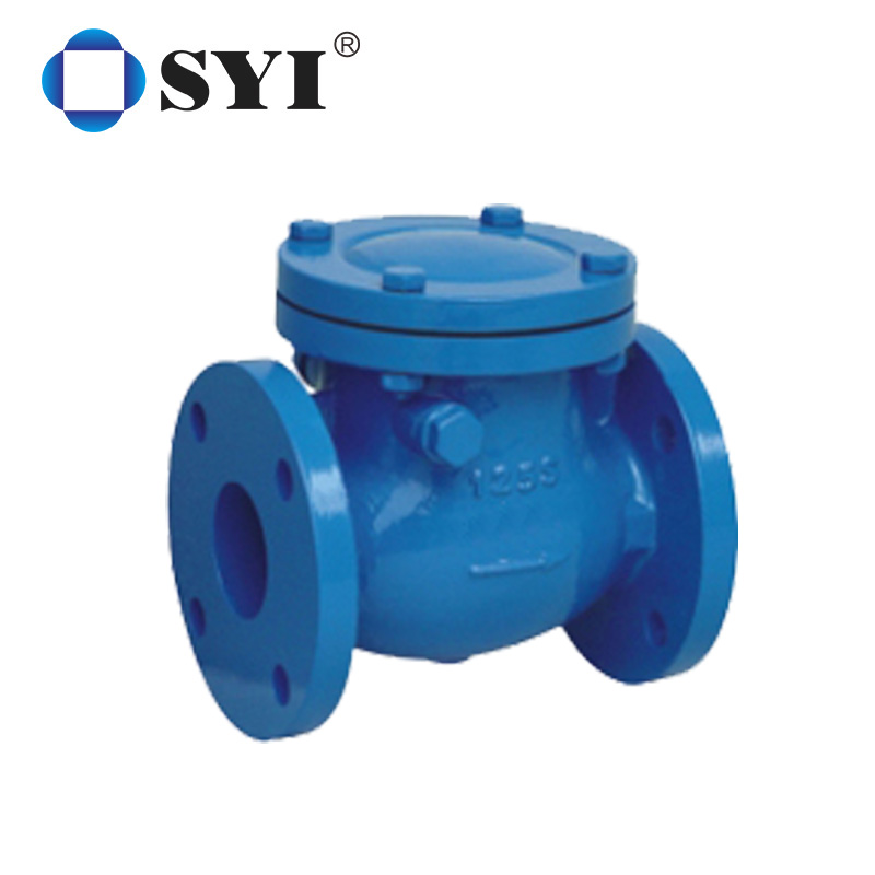 Swing check valve ductile iron anechoic check valve