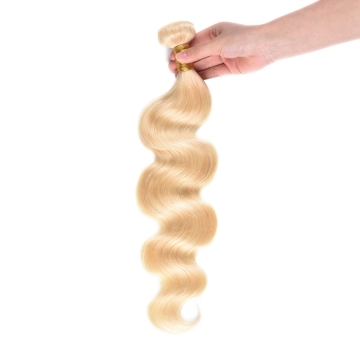 Malaysian Body Wave Hair 16 Inch Human Hair Bundles Body Wave 100g  Blonde Body Wave Bundles