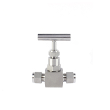 Stainless Steel Double Ferrules Forged Bar Handle Needle Valve - Inch Size