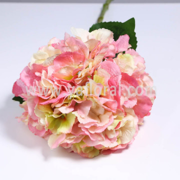 Newly Real Touch Pink Artificial Silk Hydrangea Flowers