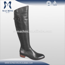 Soft leather fashion over the knee womens winter boots