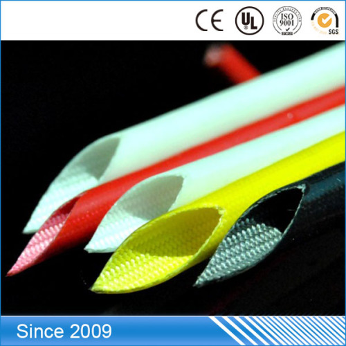 Halogen Free fiber glass coated hose, glass fiber tube, fiber glass braided sleeve