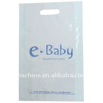 plastic patch handle bag making machine