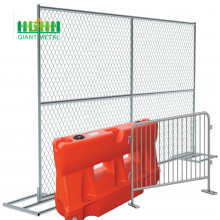 Removable welded temporary fence