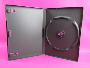 wholesale 14mm black single/double dvd case