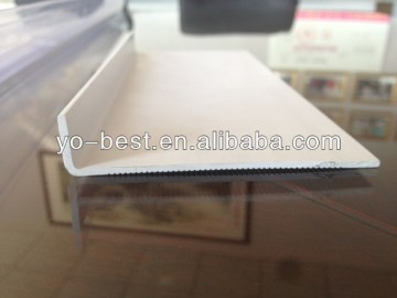 Plastic Display Rail for pusher and divider