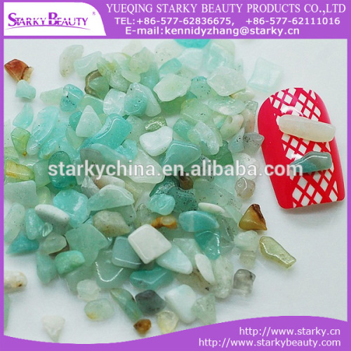 crystal stone for nails/crushed stone/crushed marble stone