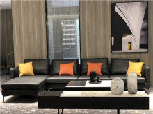 L Shape Sectional Leather Sofa