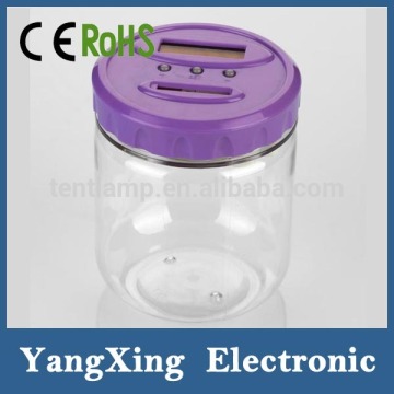 digital coin counter money jar